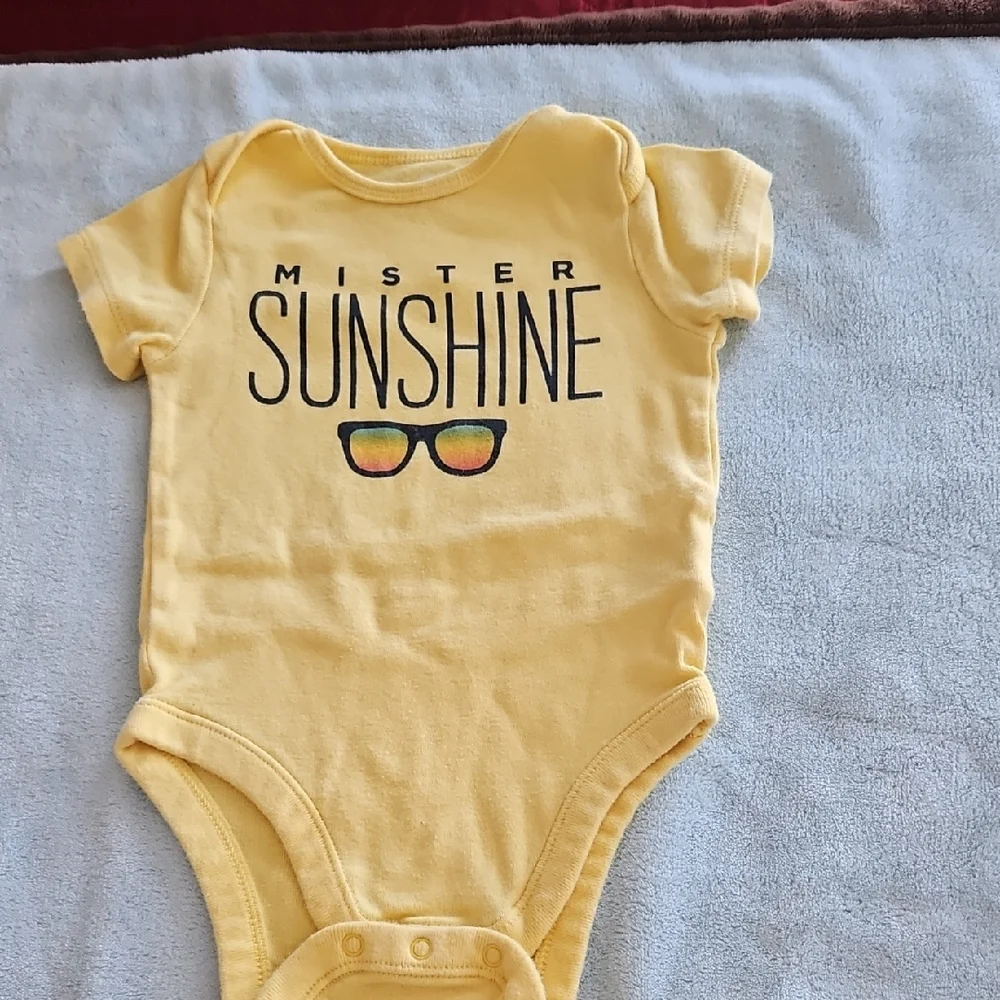 Old Navy Yellow 'Mister Sunshine' Bodysuit